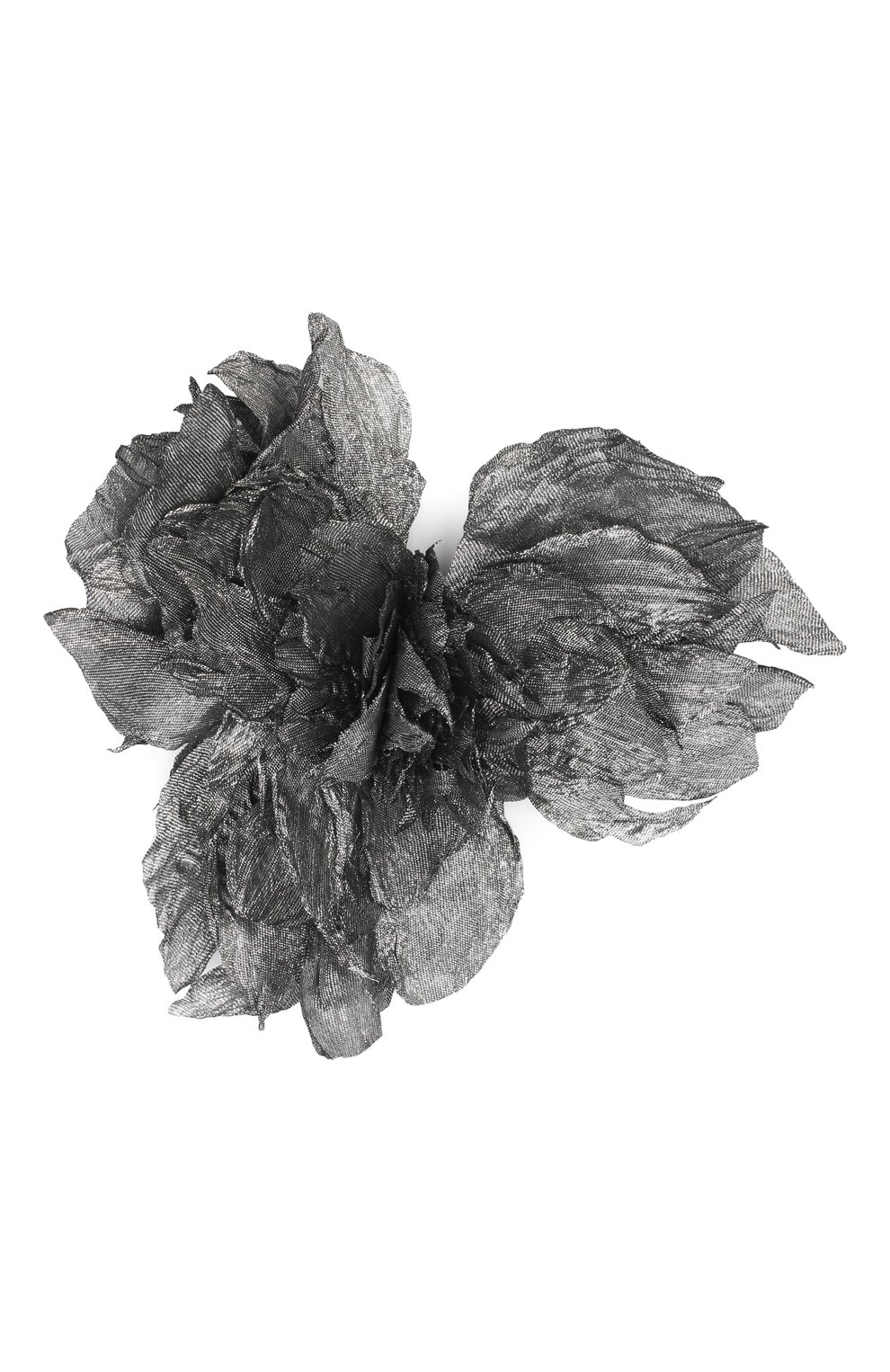Женская брошь pion FLOWER ME черного цвета, арт. PION-NS016010L | Фото 1 (Материал: Текстиль)
