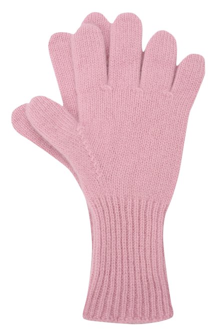 Детские кашемировые перчатки GIORGETTI CASHMERE розового цвета, арт. MB1699/12A | Фото 1 (Материал: Шерсть, Кашемир, Текстиль)