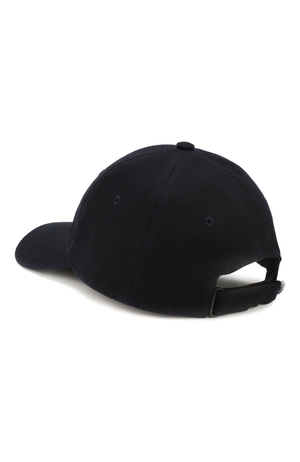 Детская хлопковая бейсболка MONCLER темно-синего цвета, арт. F1-954-3B100-00-04863 | Фото 2 (Материал: Текстиль, Хлопок; Статус проверки: Проверена категория)