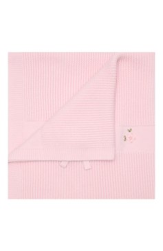 Детского шерстяное одеяло BABY T розового цвета, арт. 21AI112C0 | Фото 1 (Материал: Текстиль, Шерсть)