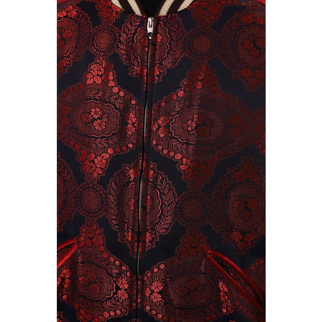 фото Бомбер из вискозы gucci