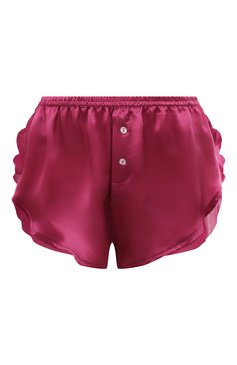 Женские шелковые шорты LOVE STORIES розового цвета, арт. L2343081522 | Фото 1 (Женское Кросс-КТ: Шорты; Материал внешний: Шелк; Материал сплава: Проставлено; Нос: Не проставлено)