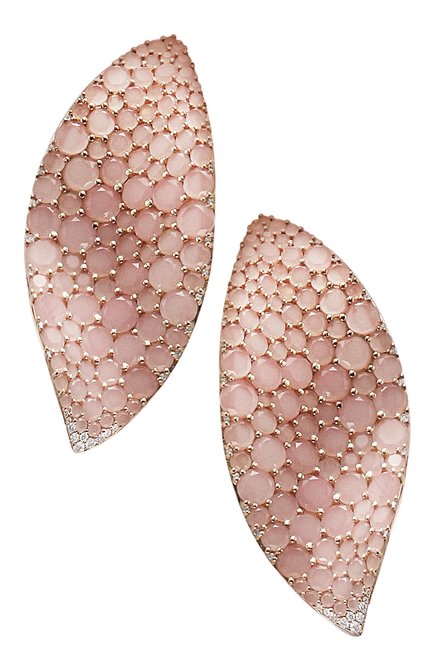 Женские серьги PASQUALE BRUNI бесцветного цвета, арт. 15826R | Фото 1 (Материал сплава: Розовое золото; Драгоценные камни: Бриллианты)