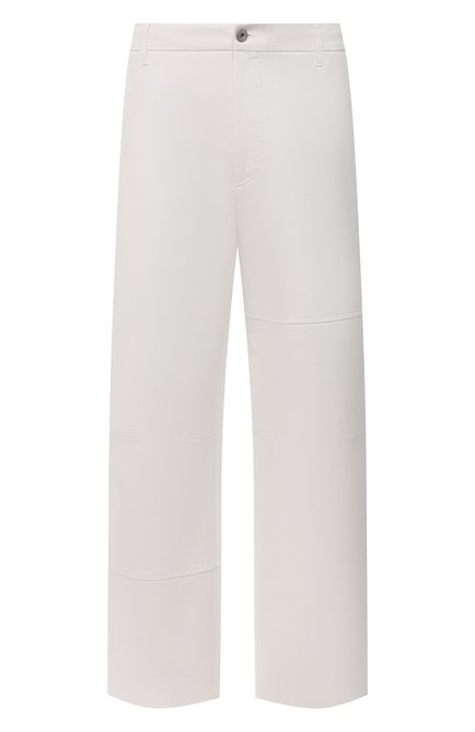 Мужские хлопковые брюки VALENTINO белого цвета по цене 134500 руб., арт. VV3RBG3575Y | Фото 1