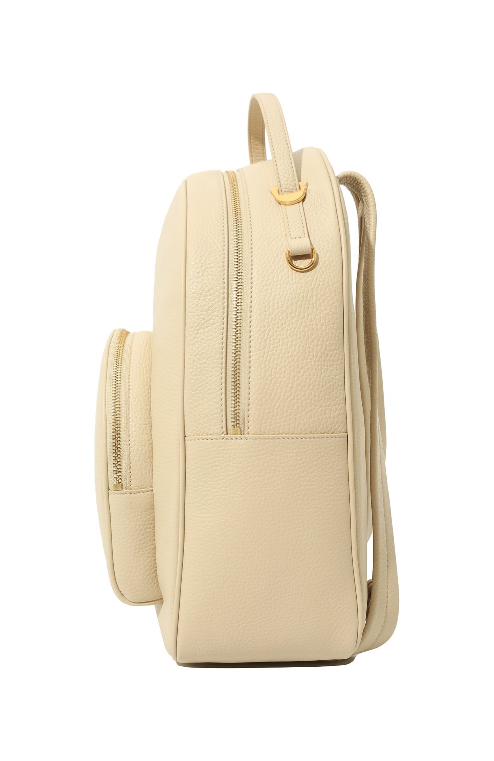 Женский рюкзак lea COCCINELLE кремвого цвета, арт. E1 M60 14 02 01 | Фото 4 (Материал: Натуральная кожа; Стили: Кэжуэл; Размер: large)
