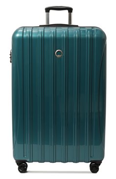 Женский дорожный чемодан st tropez DELSEY зеленого цвета, арт. 00007683022 | Фото 5 (Материал: Пластик; Материал сплава: Проставлено; Драгоценные камни: Проставлено; Размер: large)