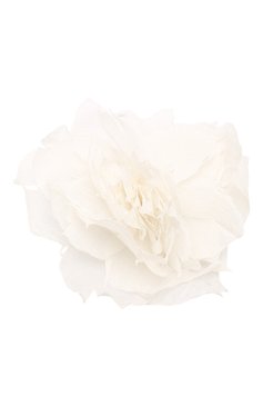 Мужская брошь FLOWER ME белого цвета, арт. PION-LI023010L | Фото 1 (Материал: Текстиль; Статус проверки: Проверена категория)