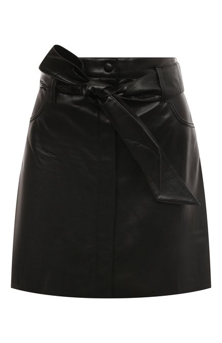 Женская юбка из экокожи NANUSHKA черного цвета, арт. NW22CRSK00299 | Фото 1 (Стили: Минимализм; Кросс-КТ: экокожа; Материал внешний: Синтетический материал; Материал подклада: Синтетический материал)