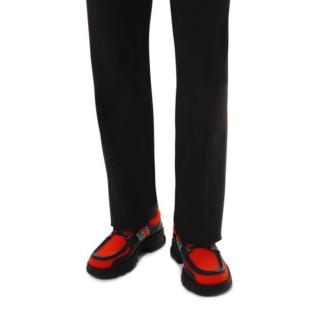 фото Комбинированные ботинки gucci