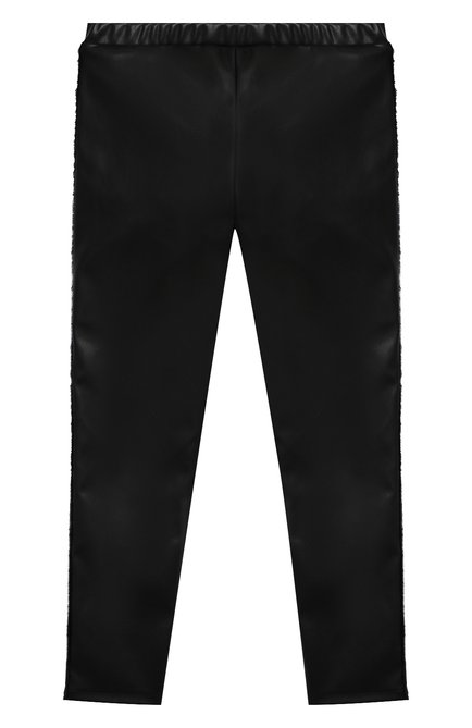 Детские брюки из эко-кожи ERMANNO SCERVINO черного цвета, арт. 47I LG01 EC0/10-16 | Фото 2 (Материал внешний: Синтетический материал; Девочки Кросс-КТ: Брюки-одежда; Региональные ограничения белый список (Axapta Mercury): RU; Ростовка одежда: 10 - 11 лет | 140 - 146см, 12 лет | 152 см, 13 - 15 лет | 158 см, 16 лет | 164 см)