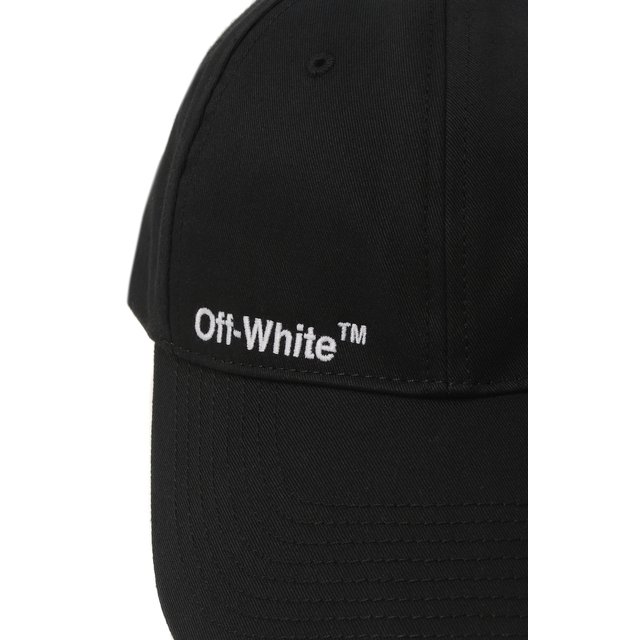 фото Хлопковая бейсболка off-white