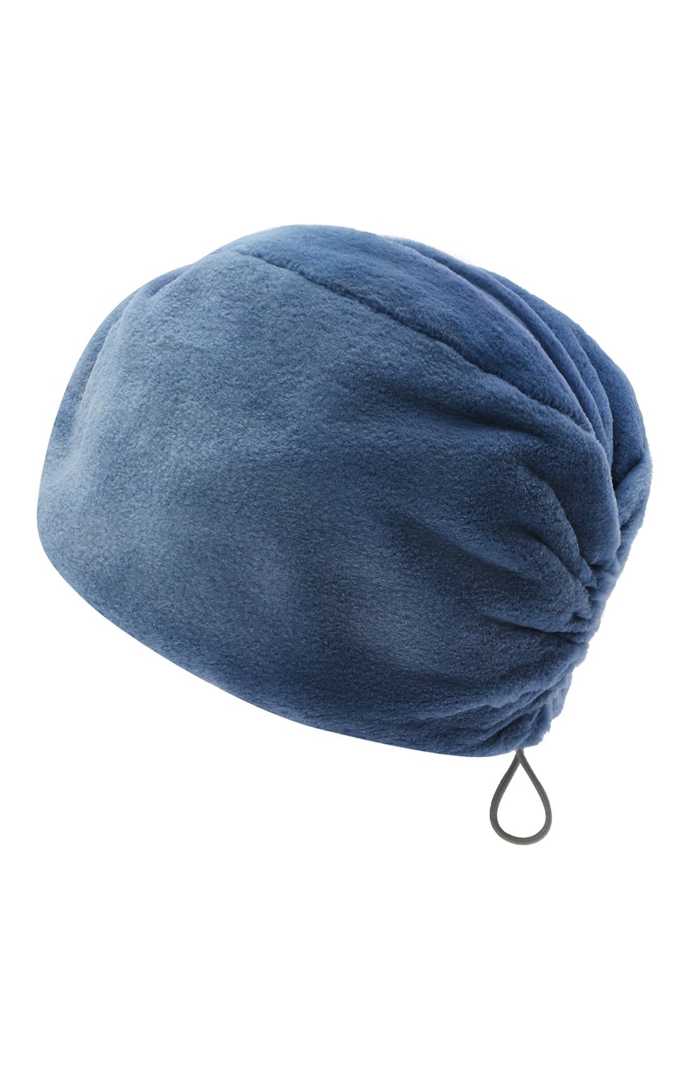 Женская шапка из меха норки FURLAND голубого цвета, арт. 0176300150197600000 | Фото 3 (Материал: Натуральный мех)