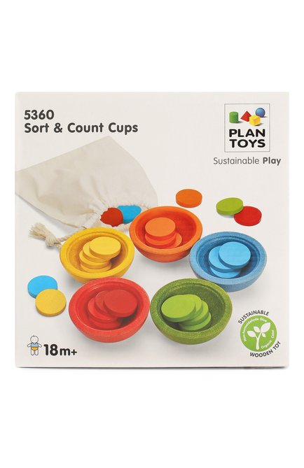 Детского игра счет и сортировка PLAN TOYS разноцветного цвета, арт. 5360 | Фото 1