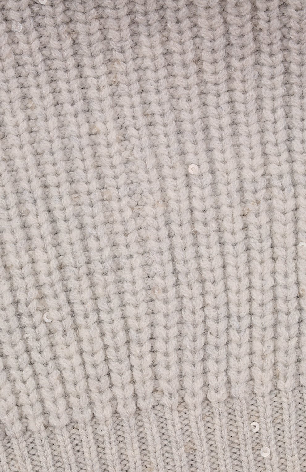 Детского шапка из шерсти и кашемира BRUNELLO CUCINELLI светло-серого цвета, арт. B9DM50299C | Фото 3 (Материал: Текстиль, Кашемир, Шерсть)