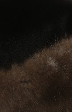 Женская шапка из меха соболя романс FURLAND черного цвета, арт. 0083207450084300000 | Фото 3 (Материал: Натуральный мех)