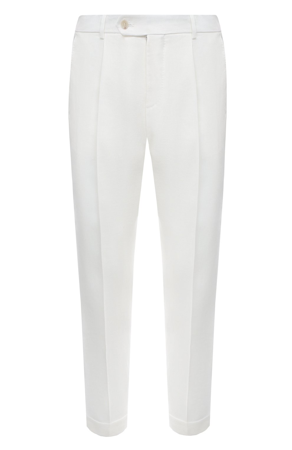 Льняные брюки BOSS 50488404, цвет белый, размер 54