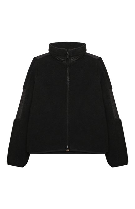 Детского куртка BURBERRY черного цвета по цене 47600 руб., арт. 8047915 | Фото 1