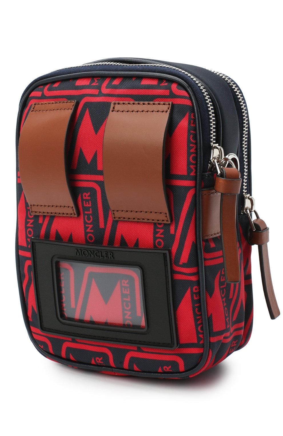 Мужская текстильная сумка detour MONCLER красного цвета, арт. F2-09A-5L700-00-02SL2 | Фото 3 (Размер: mini; Ремень/цепочка: На ремешке; Материал: Текстиль)