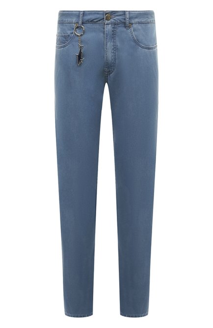 Мужские джинсы PAUL&SHARK синего цвета, арт. 24414134 | Фото 1 (Драгоценные камни: Проставлено; Материал сплава: Проставлено; Длина (брюки, джинсы): Стандартные; Материал внешний: Хлопок)