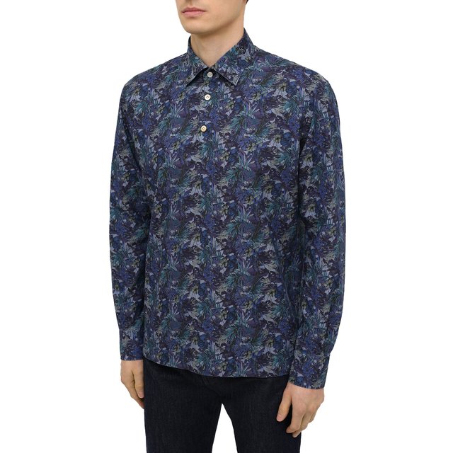 фото Хлопковая рубашка kiton