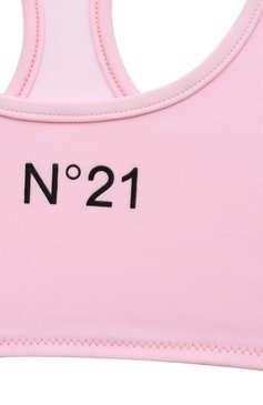 Детского раздельный купальник N21 розового цвета, арт. N21660/N0059 | Фото 4 (Материал внешний: Синтетический материал; Материал сплава: Проставлено; Нос: Не проставлено)