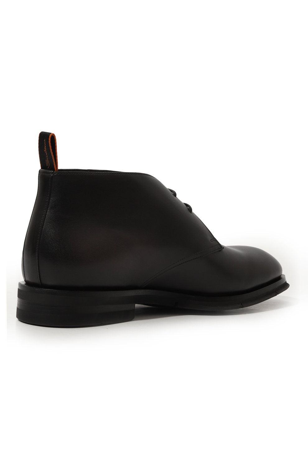 Мужские кожаные ботинки SANTONI темно-серого цвета, арт. MCJG18583PI2HDLN | Фото 5 (Мужское Кросс-КТ: Ботинки-обувь, Дезерты-обувь; Материал внутренний: Натуральная кожа; Материал сплава: Проставлено; Материал утеплителя: Без утеплителя; Подошва: Плоская; Драгоценные камни: Проставлено)