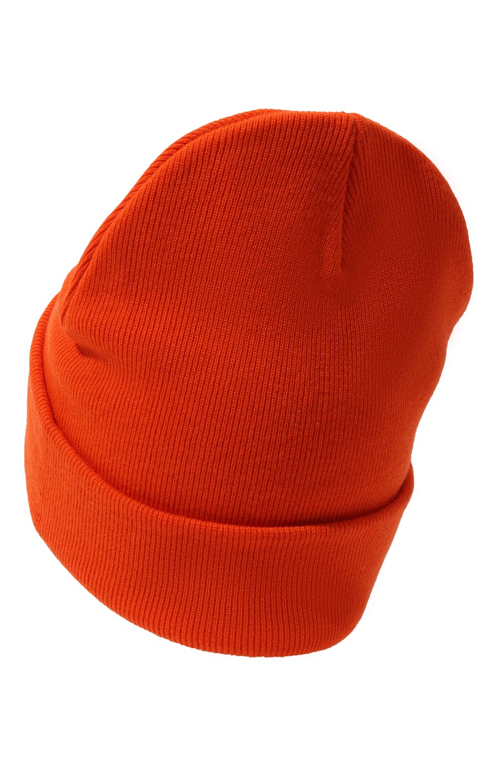 Мужская шерстяная шапка HERON PRESTON оранжевого цвета, арт. HMLC006F23KNI001 | Фото 2 (Материал: Текстиль, Шерсть; Кросс-КТ: Трикотаж; Материал сплава: Проставлено; Нос: Не проставлено)