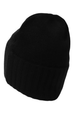 Женская кашемировая шапка NOT SHY черного цвета, арт. 4301030C | Фото 3 (Материал: Текстил ь, Кашемир, Шерсть; Материал сплава: Проставлено; Нос: Не проставлено)