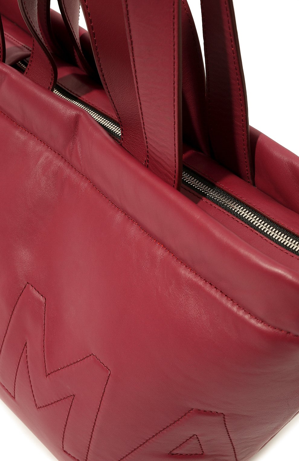 Женская дорожная сумка gena large VIC MATIE бордового цвета, арт. 1B0180T_999B120450 | Фото 3 (Материал: Натуральная кожа; Размер: large)