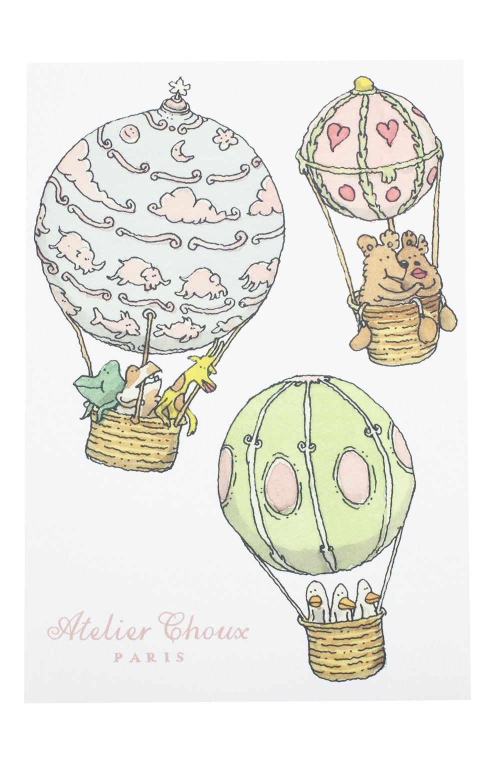 Hot Air Balloons Wall Stickers - Atelier Choux