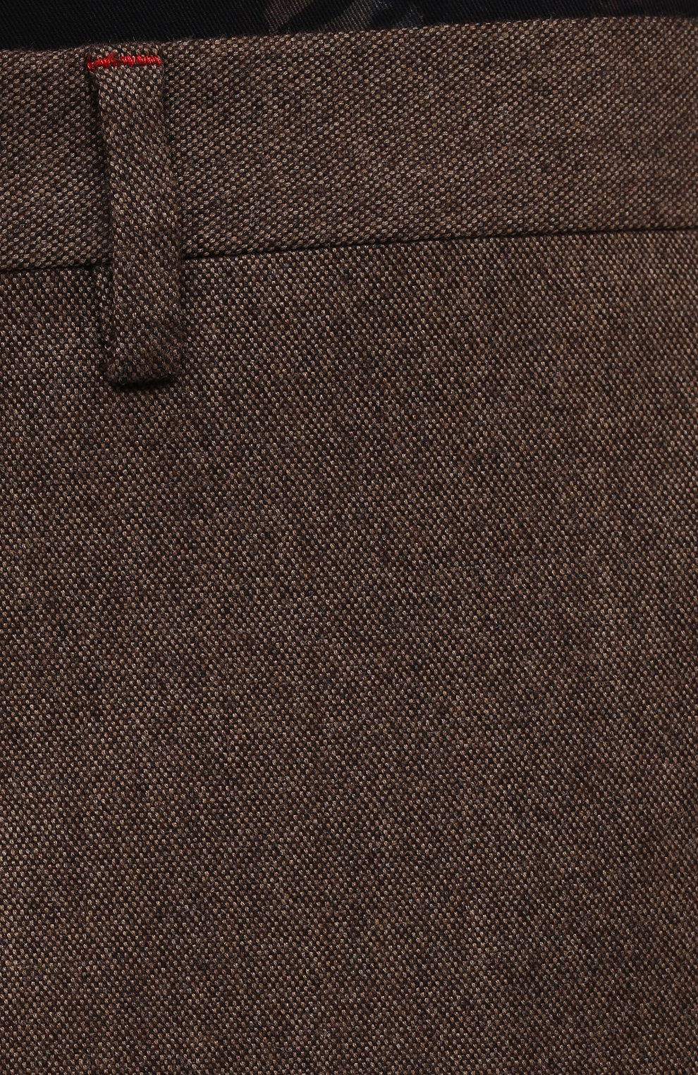 Мужские брюки из шерсти и кашемира KITON коричневого цвета, арт. UFPP79K0121A | Фото 5 (Материал внешний: Шерсть; Длина (брюки, джинсы): Стандартные; Случай: Повседневный; Региональные ограничения белый список (Axapta Mercury): RU; Материал сплава: Проставлено; Драгоценные камни: Проставлено; Материал подклада: Купро; Стили: Кэжуэл)