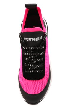 Мужского текстильные кроссовки DSQUARED2 розового цвета, арт. 70637/SCUBA/T0MAIA/CR0STA/36-41 | Фото 4 (Региональные ограничения белый список (Axapta Mercury): Не проставлено; Нос: Не проставлено)