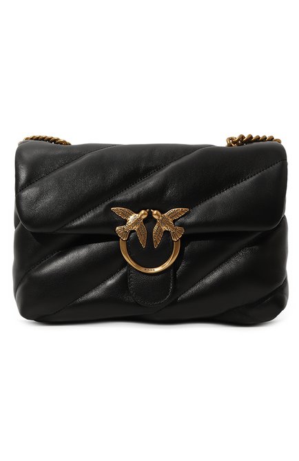 Женская сумка love puff classic PINKO черного цвета по цене 58250 ру б., арт. 100038/A0F2 | Фото 1