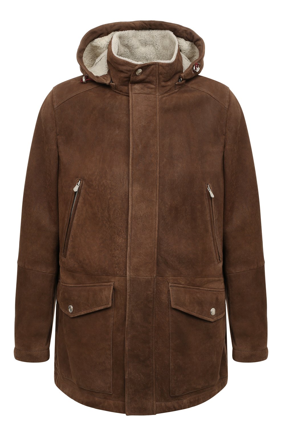 Woolrich Leather Coat