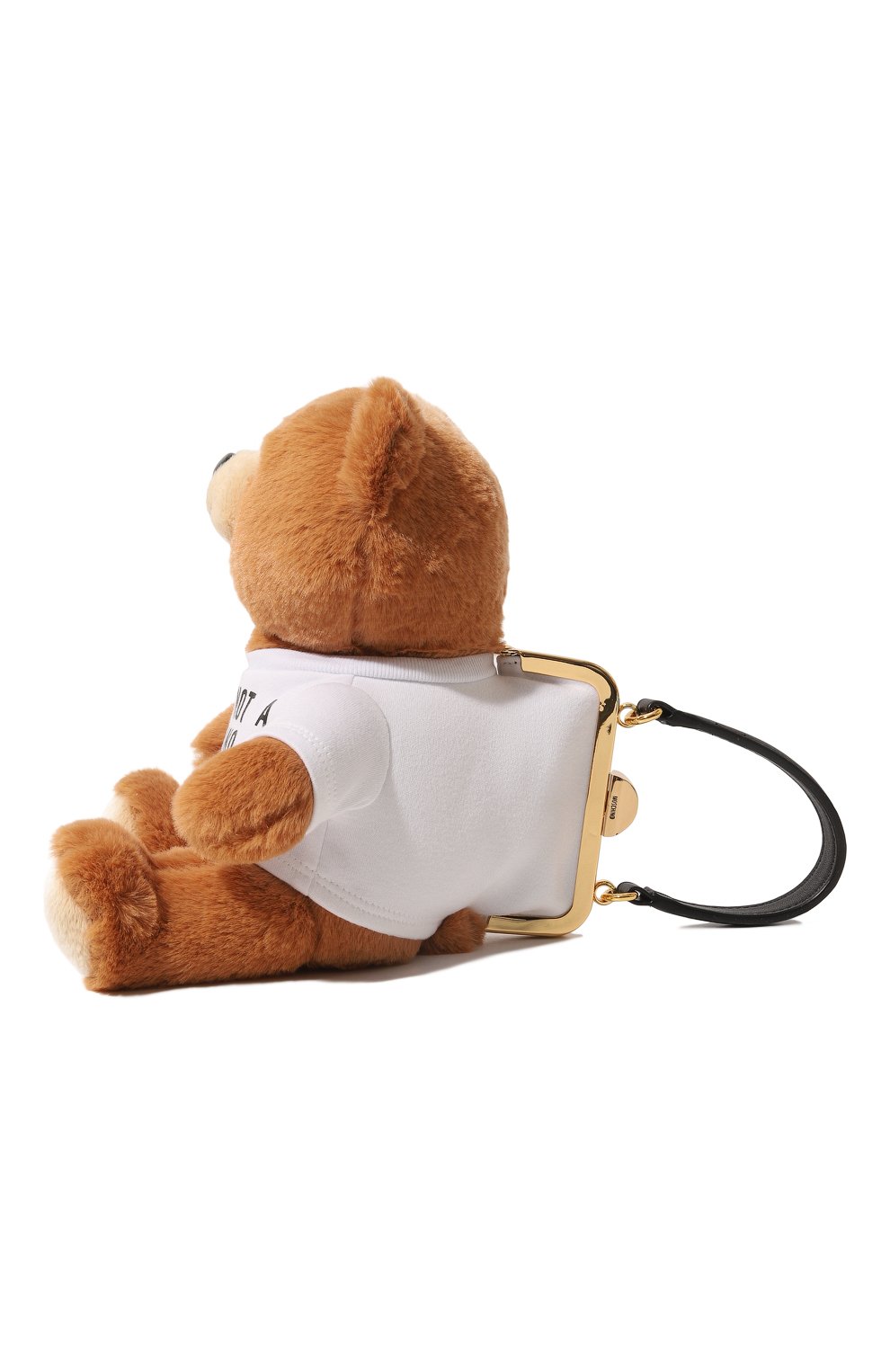 Женская сумка teddy MOSCHINO коричневого цвета, арт. A7528/8216 | Фото 4 (Тематический товар: Teddy Bear; Сумки-технические: Сумки top-handle; Материал: Текстиль; Размер: small)