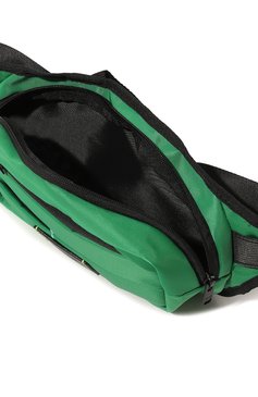 Женская поясная сумка MSGM зеленого цвета, арт. 3440MZ92 638 | Фото 5 (Размер: medium; Материал сплава: Проставлено; Стили: Спорт-шик; Материал: Текстиль; Драгоценные камни: Проставлено; Застежка: Молния)