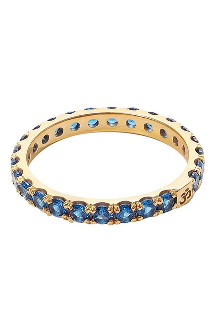 Женское кольцо om crystal LHASA синего цвета, арт. Кольцо ОM  Crystal ring | Фото 1 (Материал: Серебро)