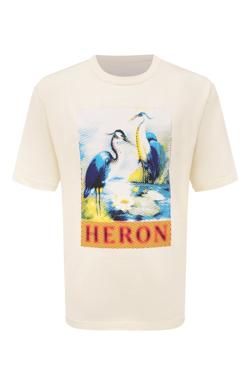 Хлопковая футболка Heron Preston HMAA032F22JER0140146