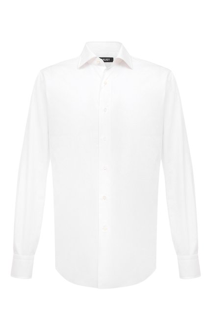 Мужская хлопковая сорочка MUST белого цвета по цене 44350 руб., арт. BR1-2G-7T/1069 | Фото 1
