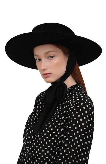 Женская шляпа kanotie max COCOSHNICK HEADDRESS черного цвета, арт. kanotiemaxszv | Фото 2 (Материал: Текстиль, Хлопок)