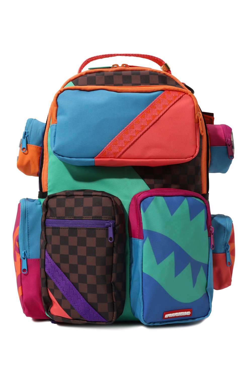 Детская рюкзак SPRAYGROUND разноцветного цвета, арт. 910B5112NSZ | Фото 1 (Материал сплава: Проставлено; Нос: Не проставлено; Материал: Текстиль)