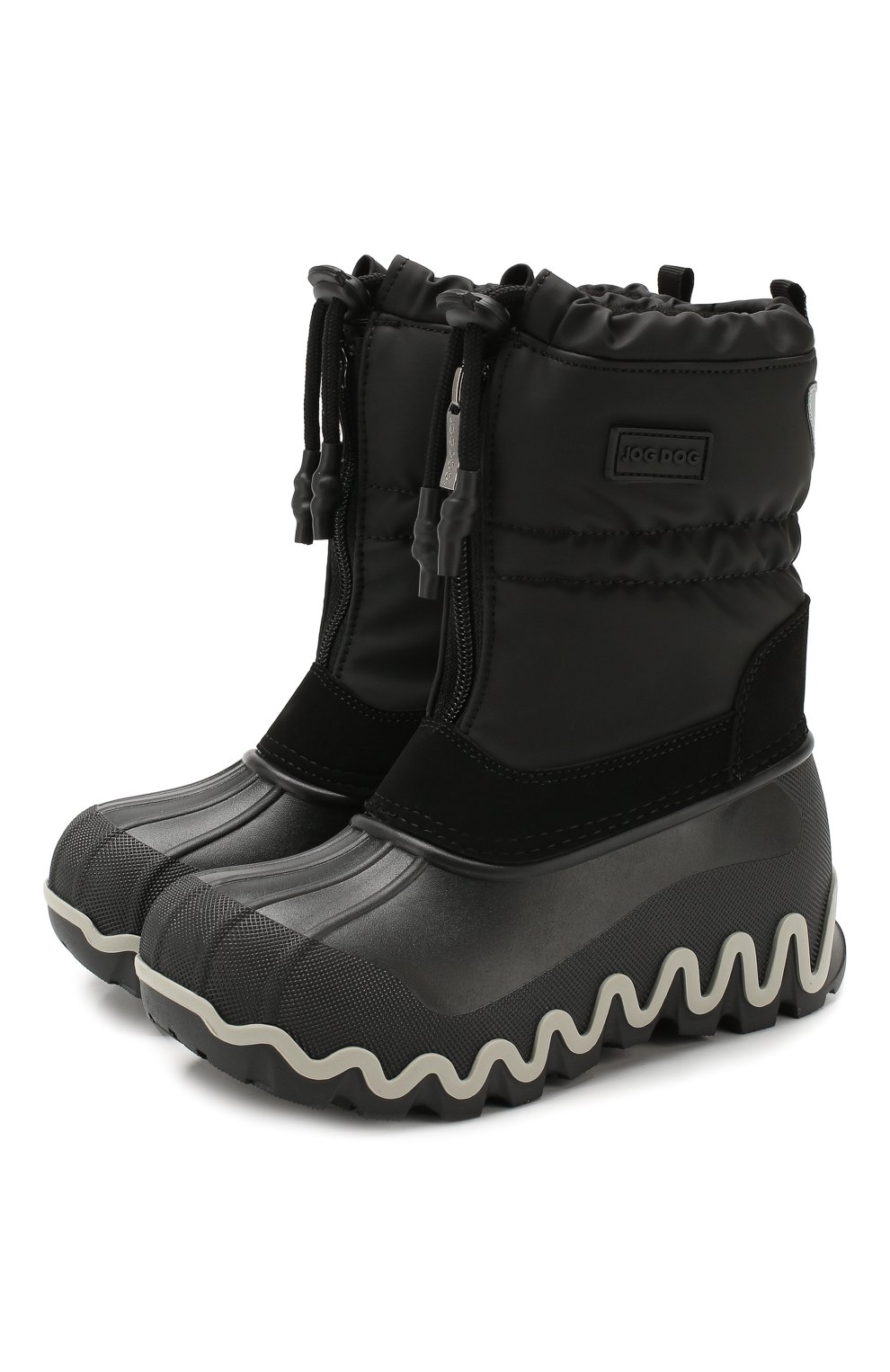 Утепленные сапоги JOG DOG детские черного цвета — купить в интернетмагазине ЦУМ, арт. 55037R