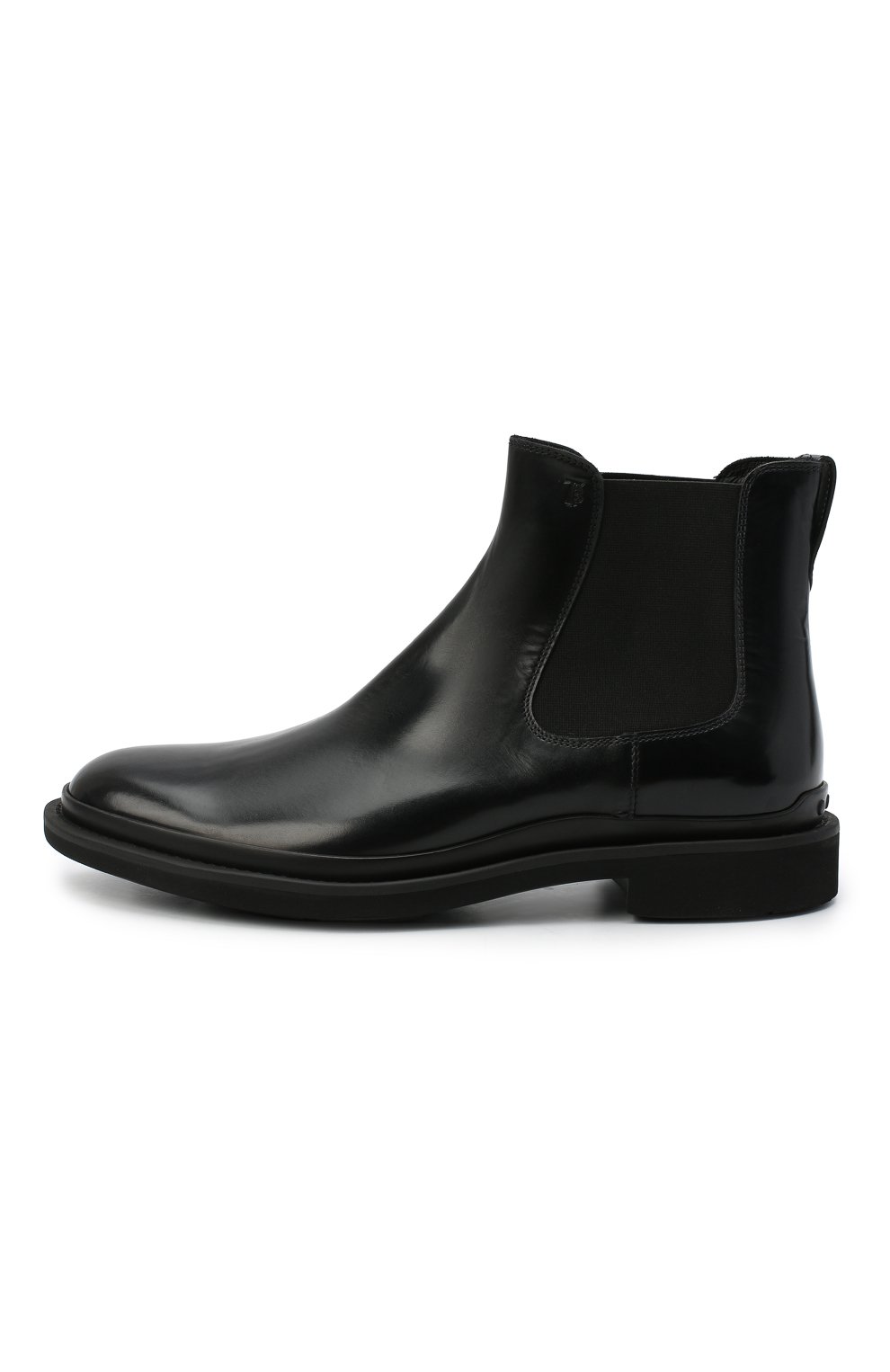 Мужские кожаные челси TOD’S черного цвета, арт. XXM89B0CD50LYG | Фото 3 (Материал внешний: Кожа; Материал внутренний: Натуральная кожа; Региональные ограничения белый список (Axapta Mercury): RU; Материал утеплителя: Без утеплителя; Подошва: Плоская; Мужское Кросс-КТ: Сапоги-обувь, Челси-обувь; Длина стельки: 29, 29,4, 29,8, 25,7, 26,1, 26,5, 26,9, 27,4, 27,8, 28,2, 28,6; толщина подошвы: 2,5; высота каблука: 4,5; ширина носка стельки: 9,2, 9,5)