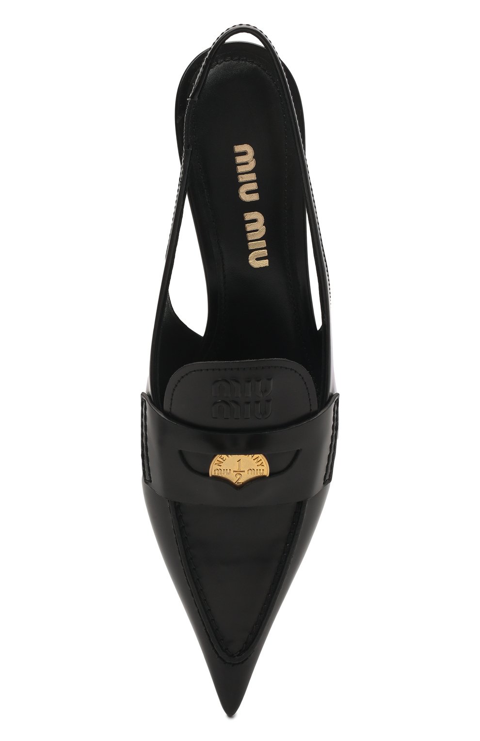 фото Кожаные туфли miu miu