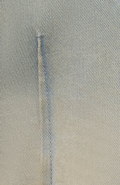 Женские джинсовые шорты THE ATTICO светло-зеленого цвета, арт. 221WCP57/D030 | Фото 5 (Женское Кросс-КТ: Шорты-одежда; Стили: Гламурный; Кросс-КТ: Деним; Длина Ж (юбки, платья, шорты): Мини; Материал внешний: Хлопок, Деним)