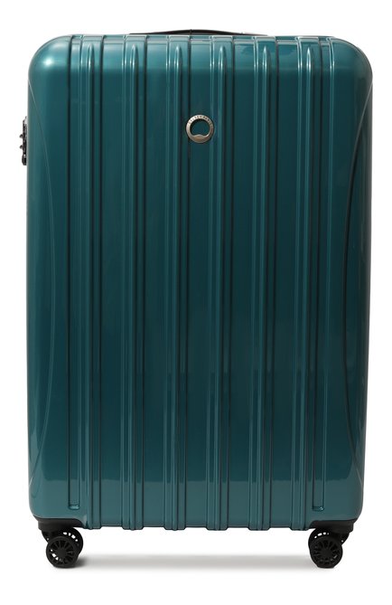 Женский дорожный чемодан st tropez DELSEY зеленого цвета, арт. 00007683022 | Фото 1 (Размер: large; Материал сплава: Проставлено; Драгоценные камни: Проставлено; Материал: Пластик)