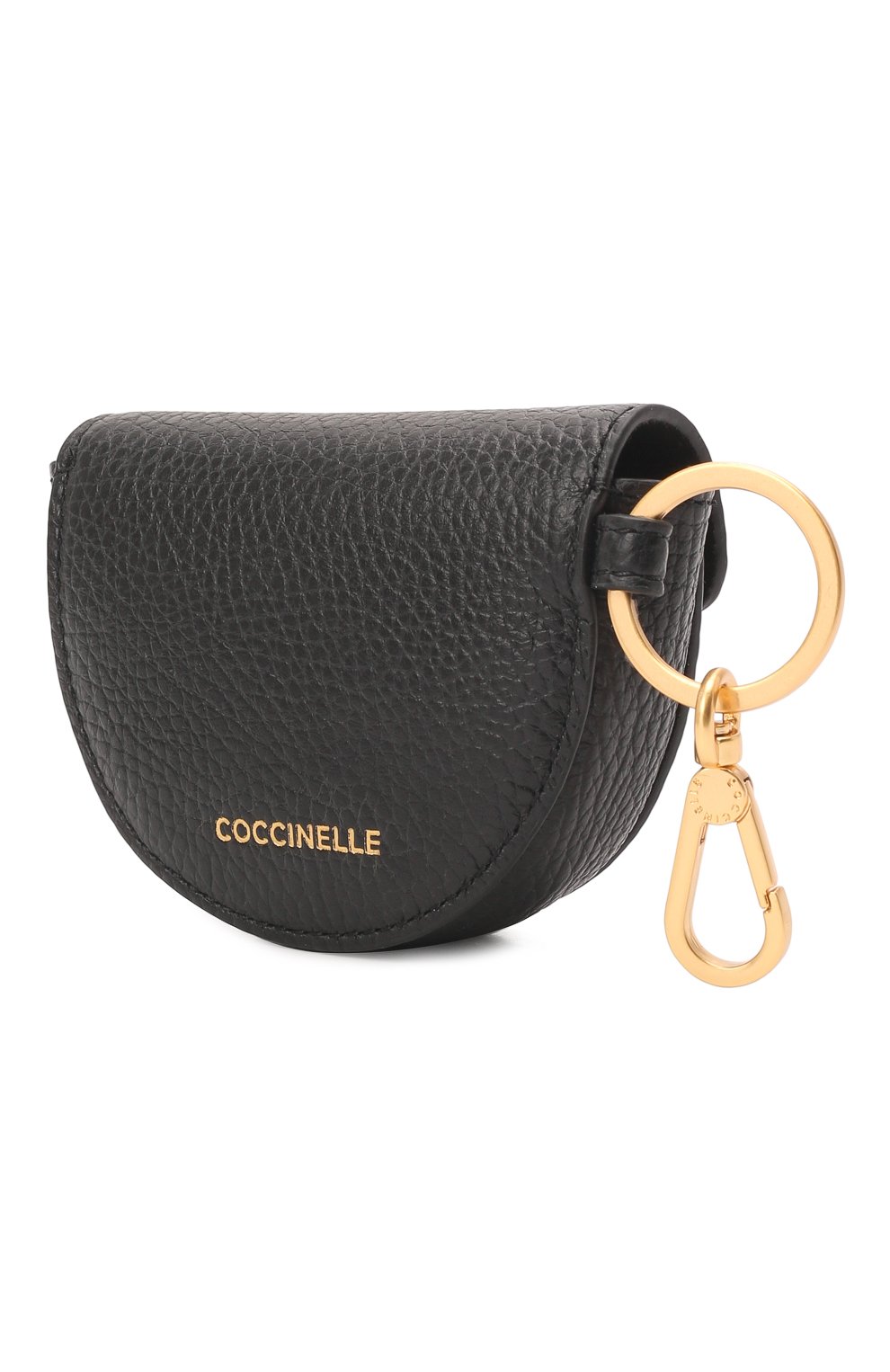 Женская кожаный футляр для ключей beat COCCINELLE черного цвета, арт. E2 LZ4 41 X2 01 | Фото 2 (Материал: Натуральная кожа)