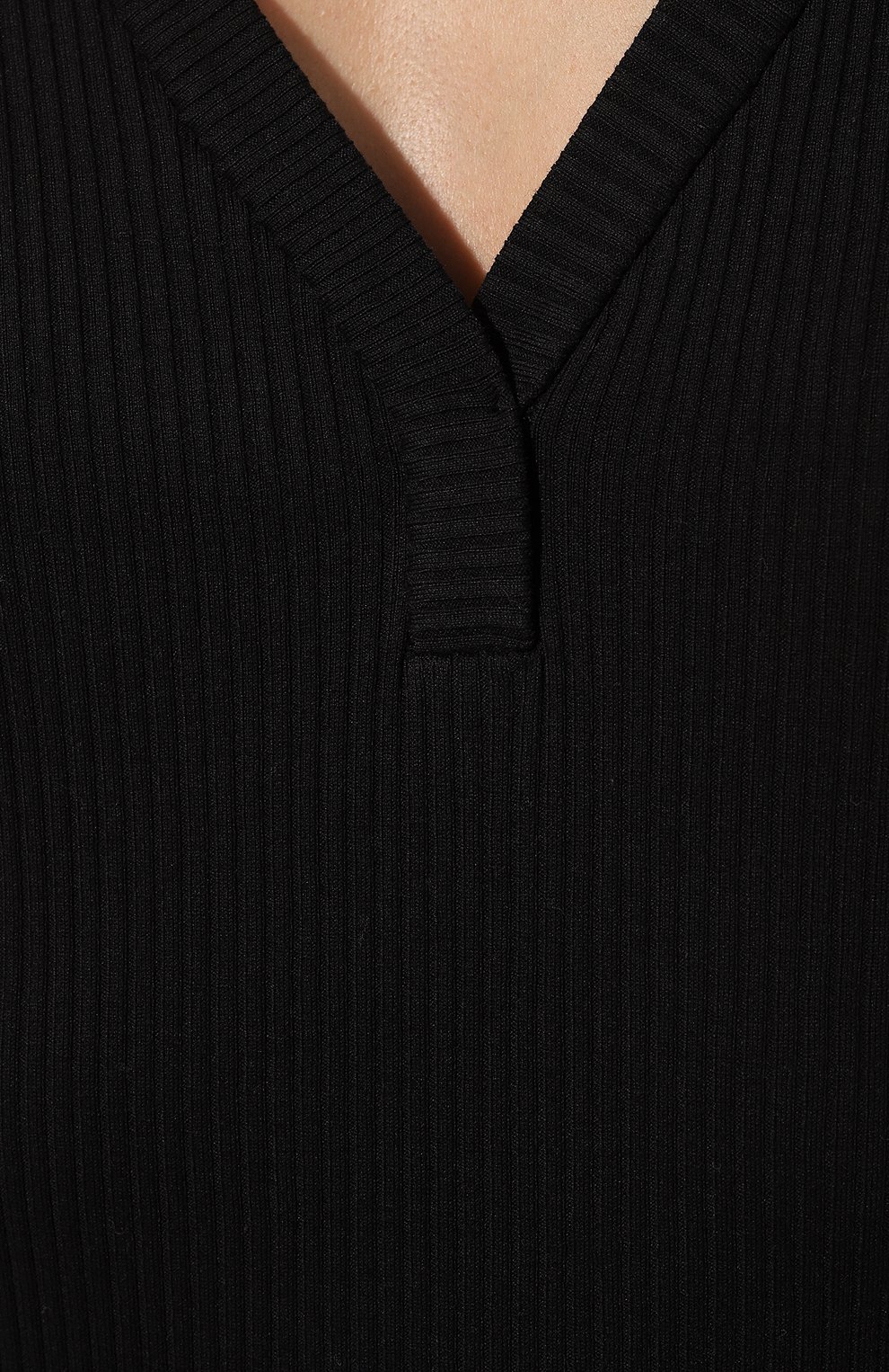 Женский хлопковый пуловер BRUNELLO CUCINELLI черного цвета, арт. MH990B1086 | Фото 5 (Региональные ограничения белый список (Axapta Mercury): Не проставлено; Длина (для топов): Стандартные; Материал сплава: Проставлено; Нос: Не проставлено; Материал внешний: Хлопок; Женское Кросс-КТ: Пуловер-одежда; Драгоценные камни: Проставлено; Рукава: 3/4; Стили: Кэжуэл)