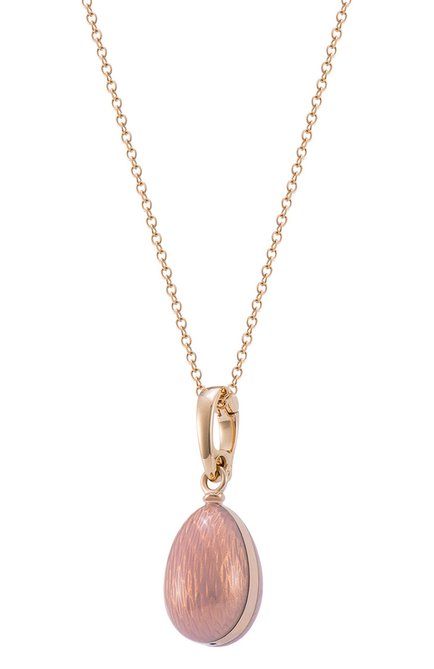 Женские кулон MERCURY бесцветного цвета, арт. PL323/OP/00/00/103 | Фото 1 (Материал сплава: Розовое золото; Драгоценные камни: Бриллианты)