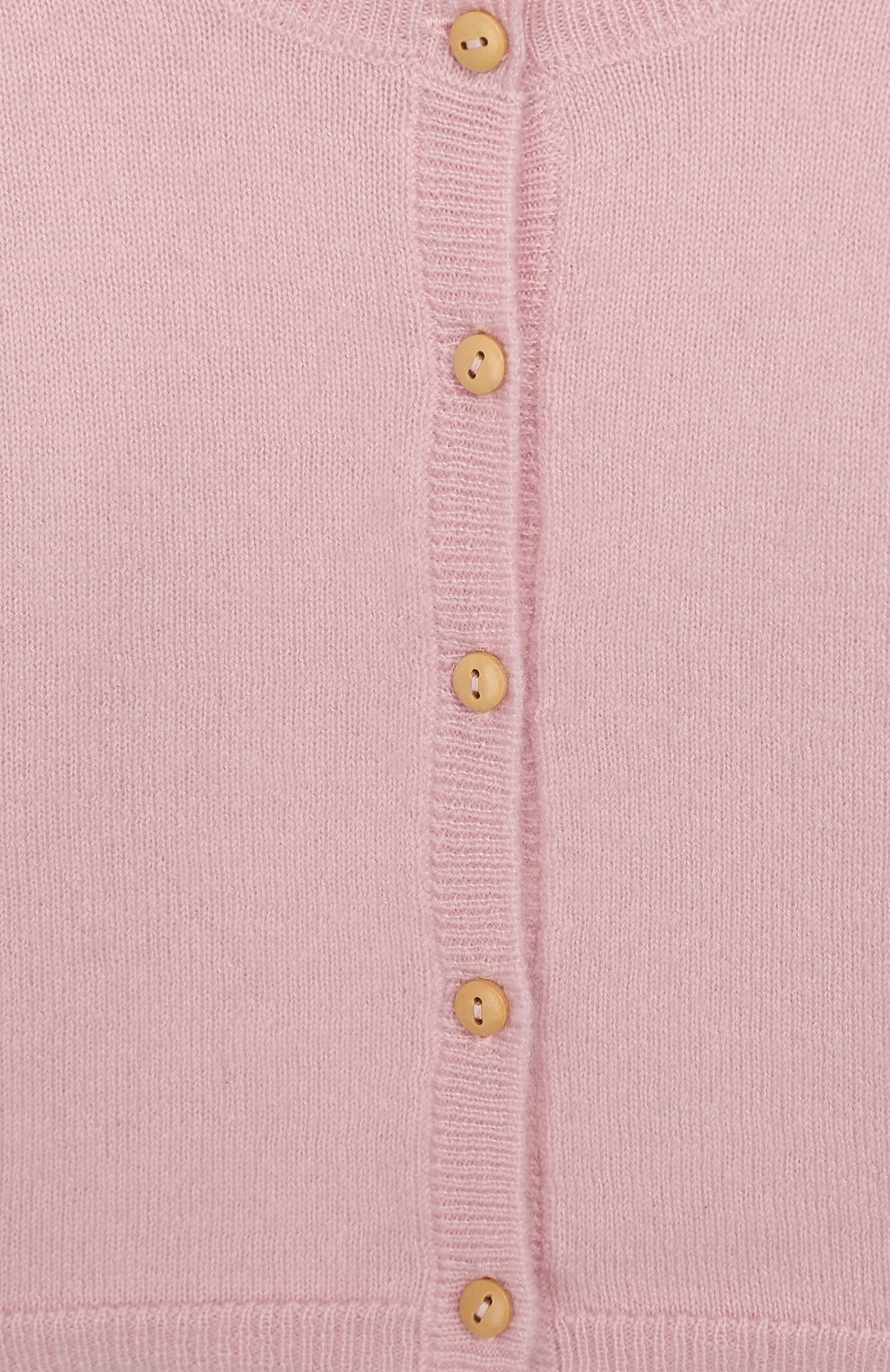 Детский кашемировый кардиган LES LUTINS розового цвета, арт. 20E003/N0EMIE | Фото 3 (Материал внешний: Шерсть, Кашемир; Рукава: Длинные; Кросс-КТ НВ: Кардиганы)